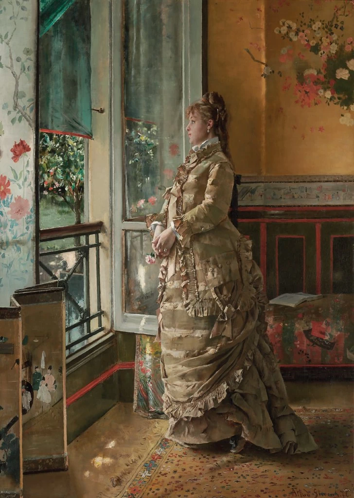 Alfred Émile Stevens - 121, Malinconia, 1876